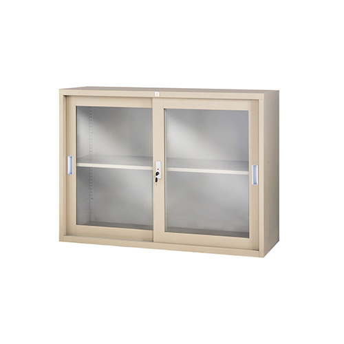 ตู้บานเลื่อนกระจก 4 ฟุต รุ่น CDG-324 (ขนาด120x45x90ซ.ม.)